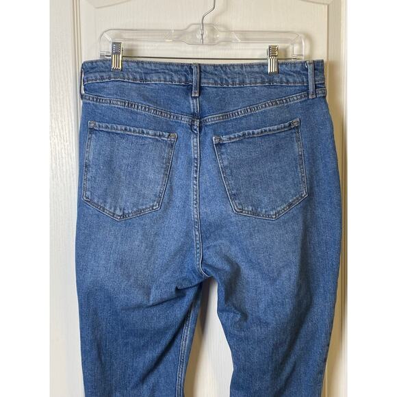 Old Navy Women's Extra High Rise Flare Blue Denim Jeans Size 14 - Picture 5 of 9
